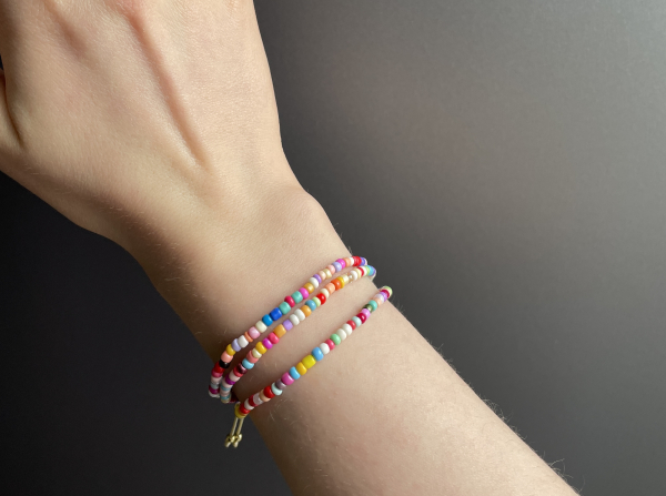 Freundschaftsarmband Perlenarmband Makramee Armband bunt Festival Schmuck fröhliches Geschenk für sie Frauen Schwester Mutter